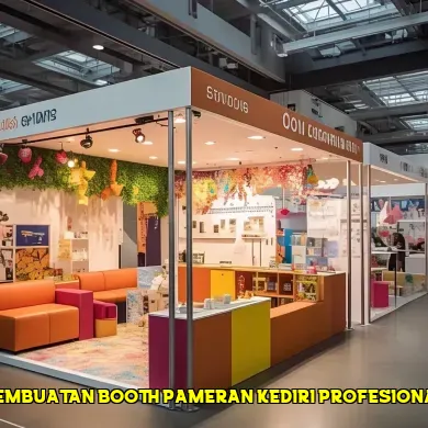 pembuatan booth pameran kediri profesional